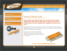 Tablet Screenshot of busmanaudio.com